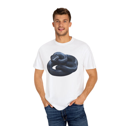 Black Mambas Snake, Black Mamba, Reptile Gift, Unisex Garment-Dyed T-shirt