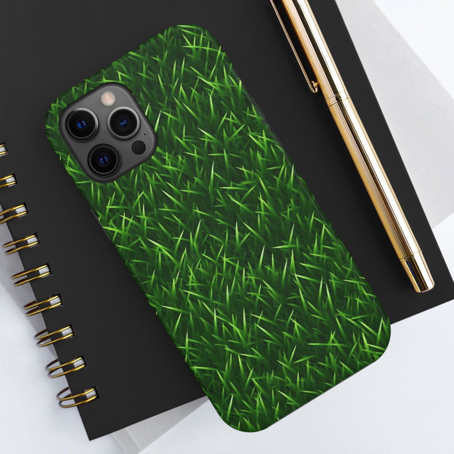 Touch Grass Indoor Style Outdoor Green Artificial Grass Turf - Tough Phone Cases