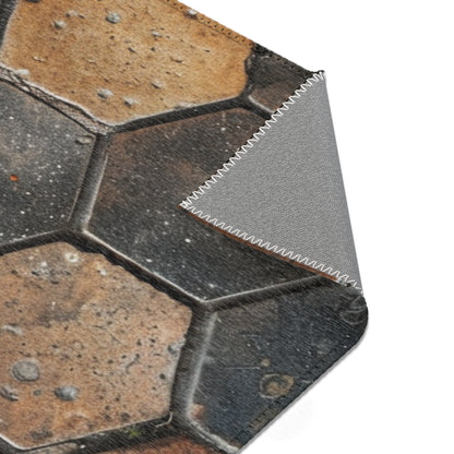 Hexagonal Floor Tiles, Faux Graphic Gift, Area Rugs