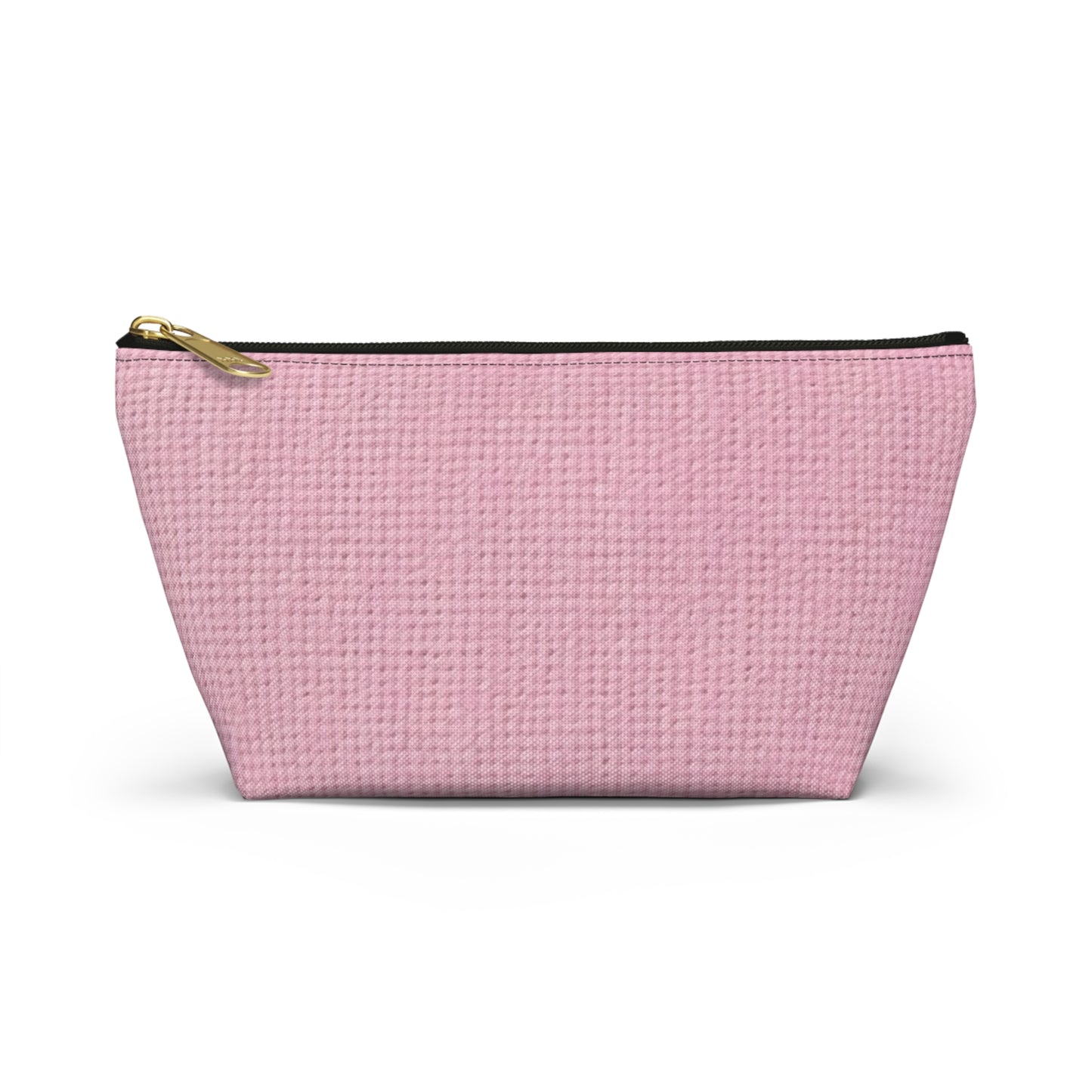 Blushing Garment Dye Pink: Denim-Inspired, Soft-Toned Fabric - Accessory Pouch w T-bottom