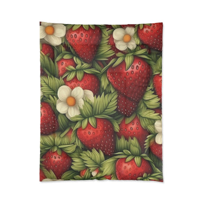 Strawberry Euphoria: The Ultimate Guide to Celebrating Life's Sweetest Berry - Bed Comforter