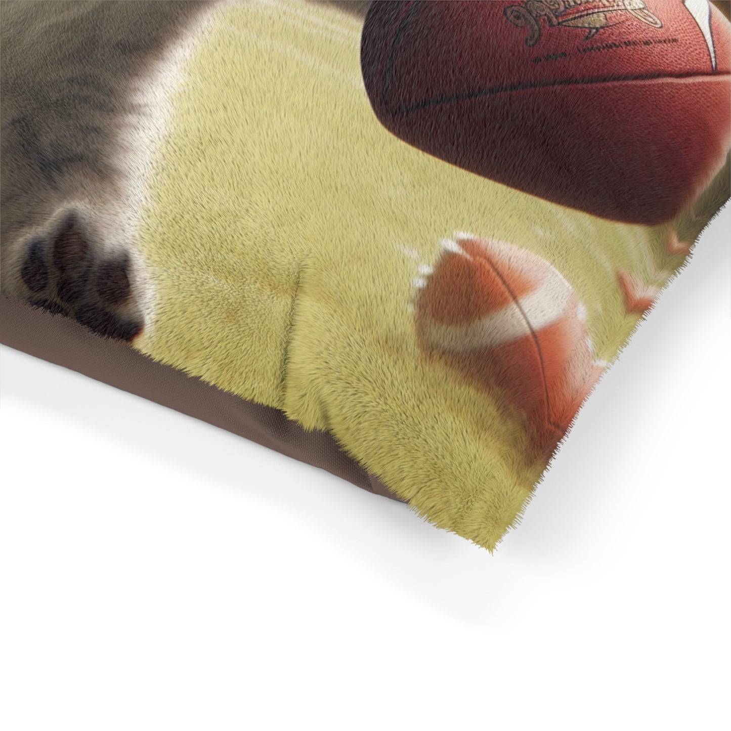 Football Kitty Fantasy: Feline Cat American Sport Quarterback - Dog & Pet Bed