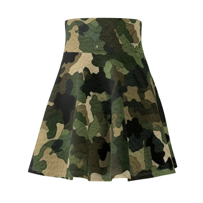 Classic Camo | Camouflage Wrap | Traditional Camo - Women's Skater Skirt (AOP)