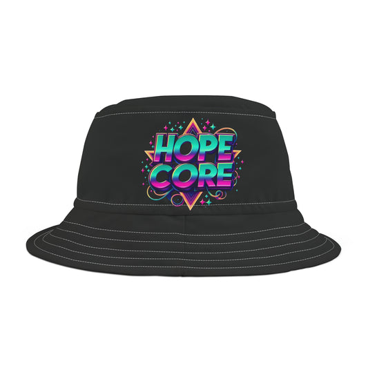 Hopecore Retro Gift, Bucket Hat (AOP)