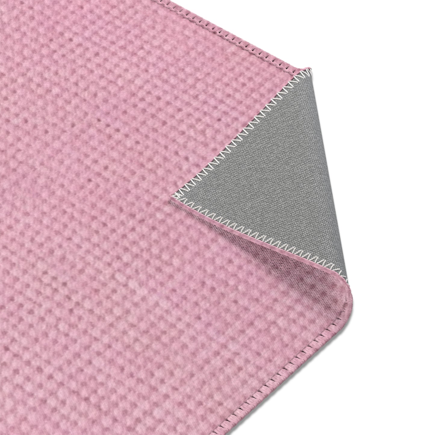 Blushing Garment Dye Pink: Denim-Inspired, Soft-Toned Fabric - Area Rugs