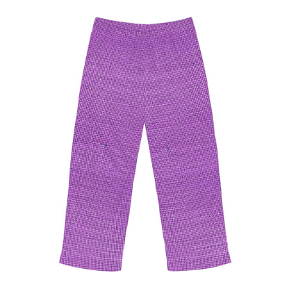 Hyper Iris Orchid Red: Denim-Inspired, Bold Style - Men's Pajama Pants (AOP)