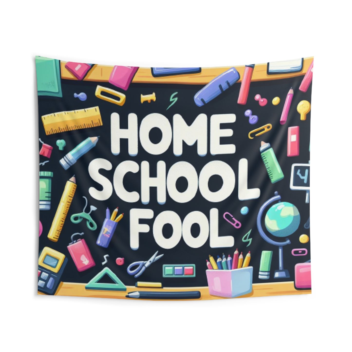 Home School Cool - Classroom Essentials, Playful Learning Tools and Supplies, Fun Educational - Indoor Wall Tapestries