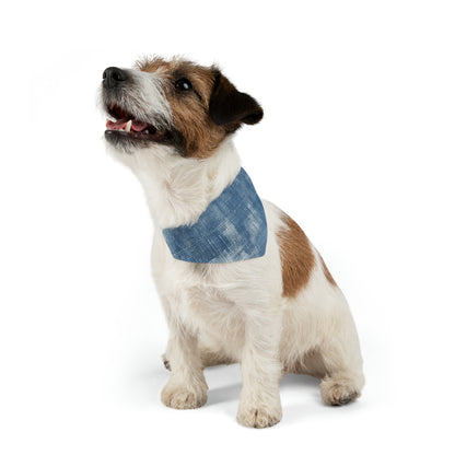 Faded Blue Washed-Out: Denim-Inspired, Style Fabric - Dog & Pet Bandana Collar