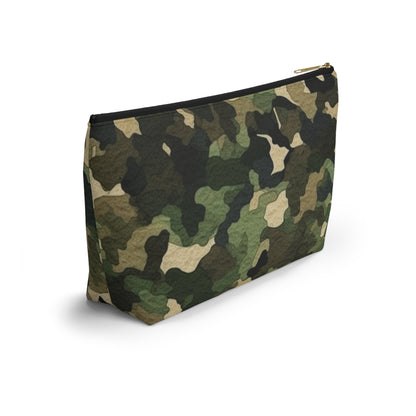 Classic Camo | Camouflage Wrap | Traditional Camo - Accessory Pouch w T-bottom