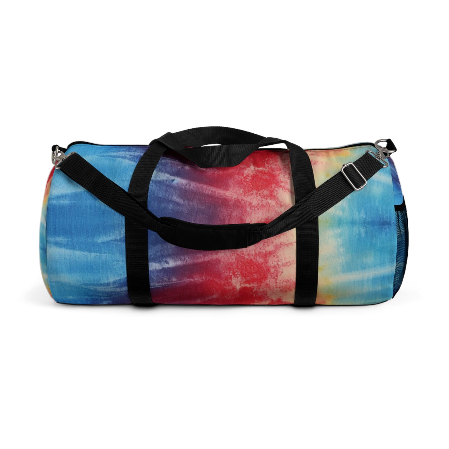 Rainbow Tie-Dye Denim: Espectáculo de diseño de tela multicolor vibrante - Bolsa de lona 