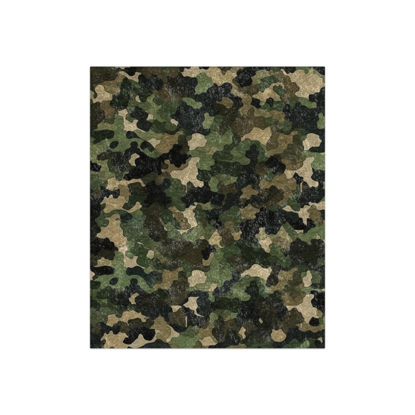 Classic Camo | Camouflage Wrap | Traditional Camo - Crushed Velvet Blanket