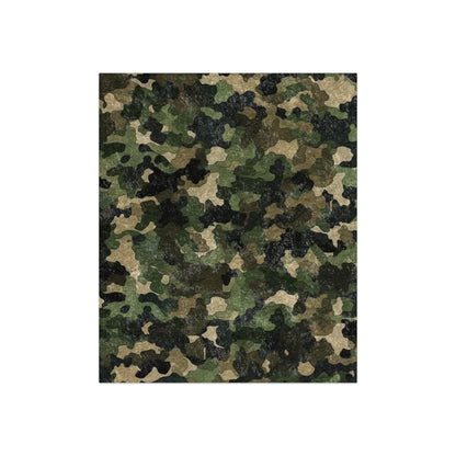 Classic Camo | Camouflage Wrap | Traditional Camo - Crushed Velvet Blanket