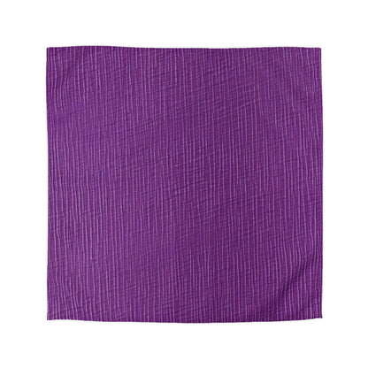 Violet/Plum/Purple: Denim-Inspired Luxurious Fabric - Microfiber Duvet Cover