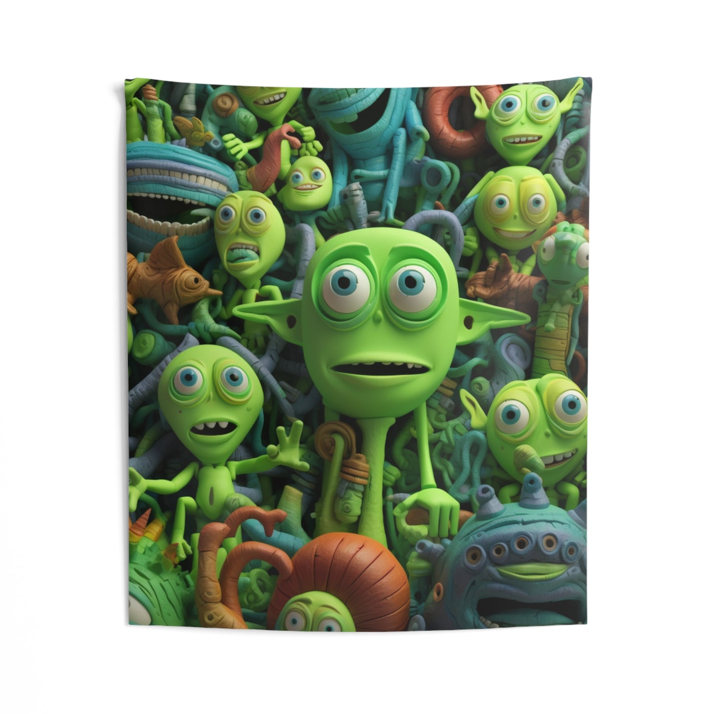 Toy Alien Story Space Character Galactic UFO Anime Cartoon - Indoor Wall Tapestries