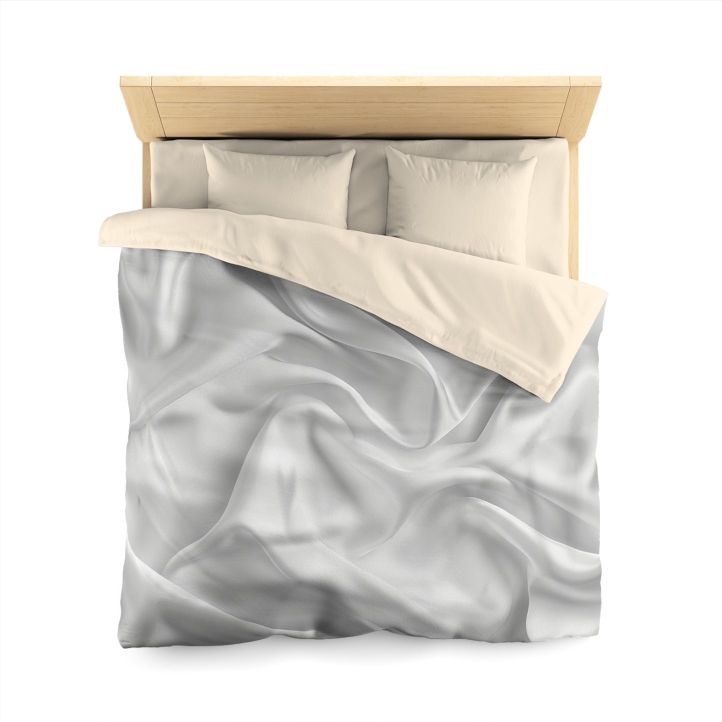 White Silk, Microfiber Duvet Cover