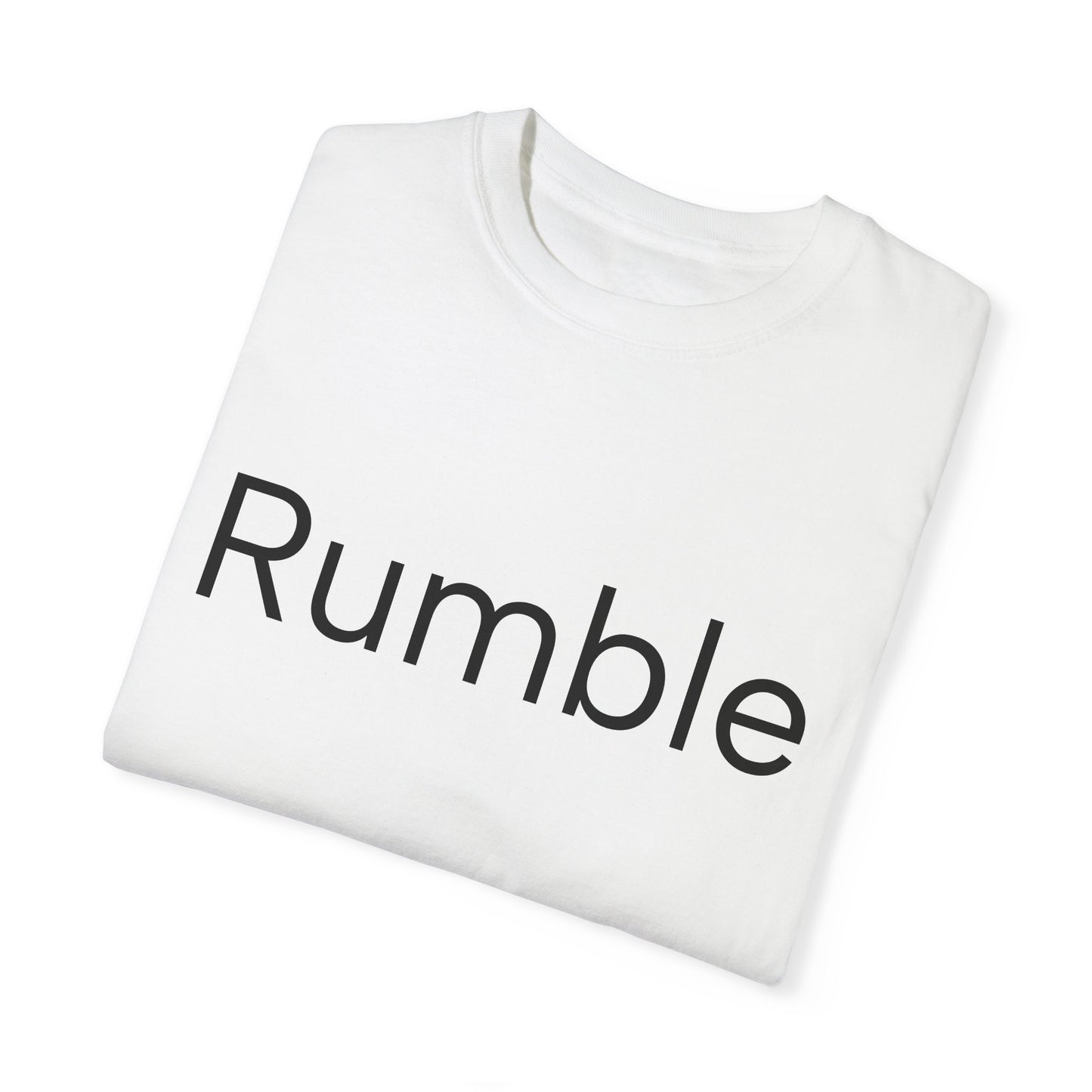 Rumble, camiseta unisex teñida en prenda 