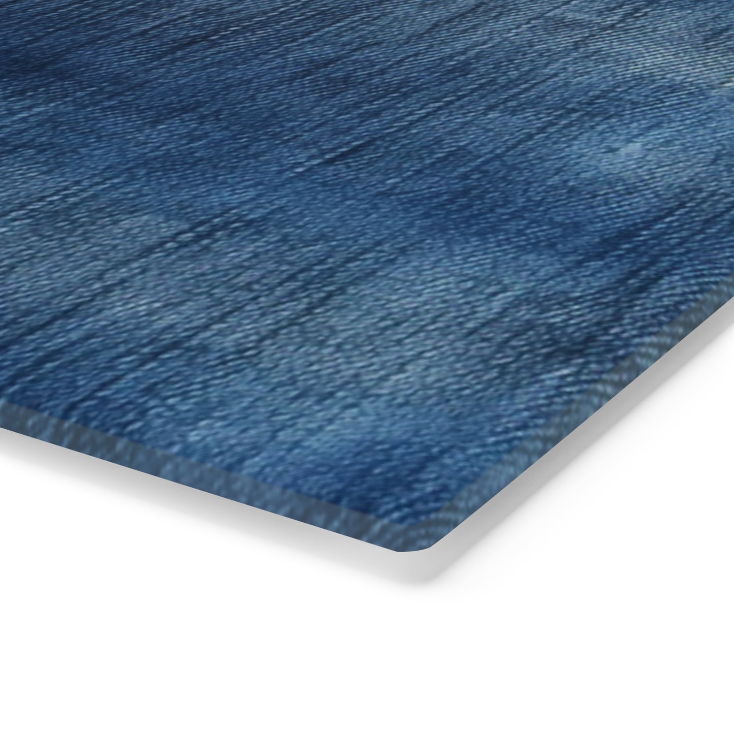 Indigo Splash: Washed Denim Reverie in Deep Blue - Cutting Board