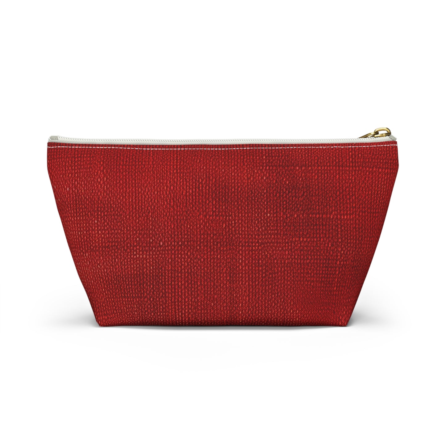 Juicy Red Berry Blast: Denim Fabric Inspired Design - Accessory Pouch w T-bottom