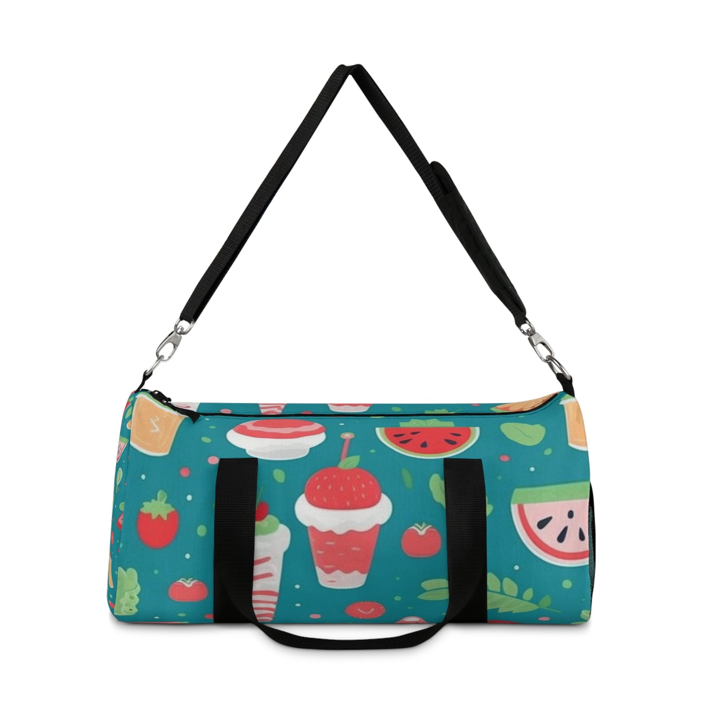 Quirky Summer Food Watermelon Ice Cream Cocktail Pattern Duffel Bag