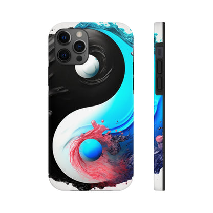 Yin Yang Symbol, Colorful Paint Style - Artistic Decor - Tough Phone Cases