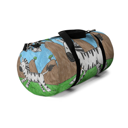 Zebra Graphic Hipster Zebra Animal Duffel Bag