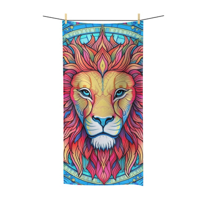 Astrological Leo - Cosmic Zodiac Constellation, Lion Symbol Art - Polycotton Towel