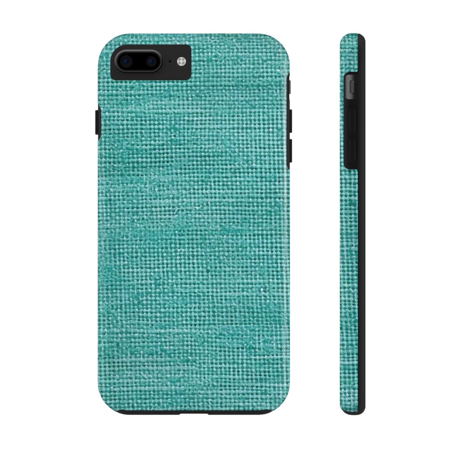 Quality Mint Turquoise Denim Fabric Deisgn, Stylish Material - Tough Phone Cases