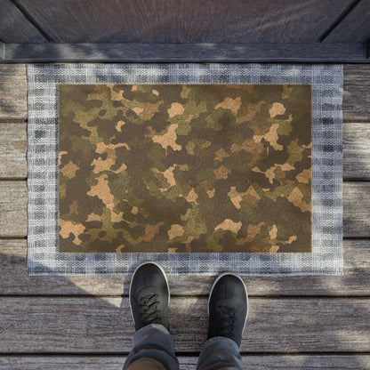 Classic Camo Camoflauge - Door Coir Mat - Grade A Tufted Coir Coconut Fiber