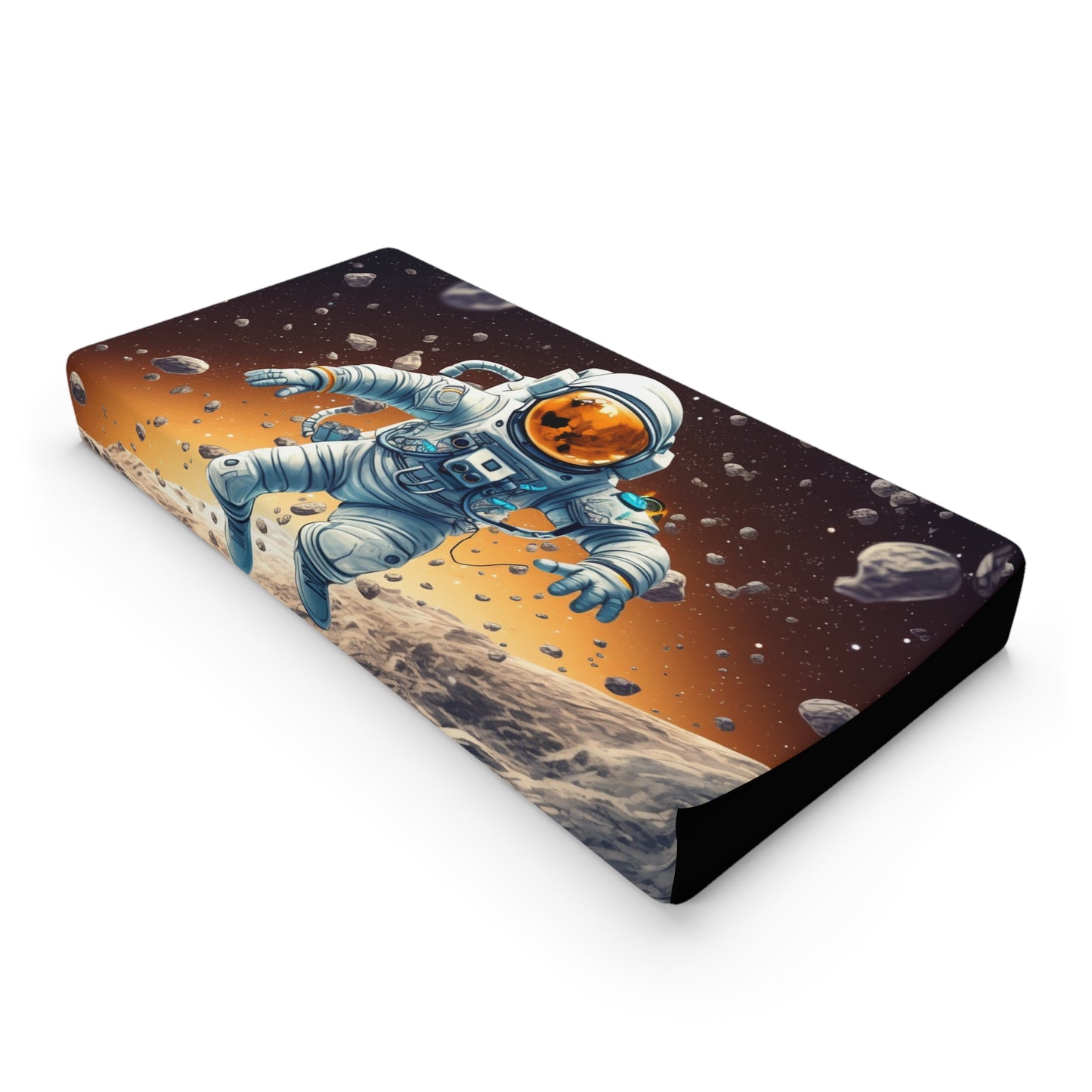 Galactic Adventurer - Celestial Star Art: Deep Space Exploration - Baby Changing Pad Cover