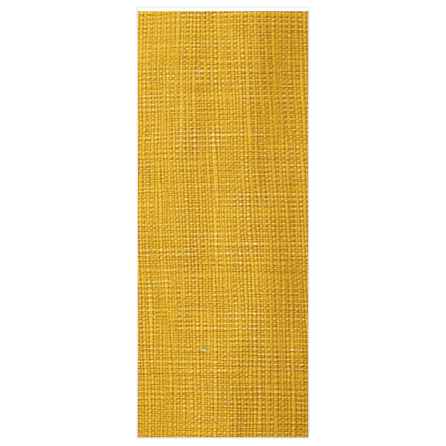 Radiant Sunny Yellow: Denim-Inspired Summer Fabric - Wrapping Paper