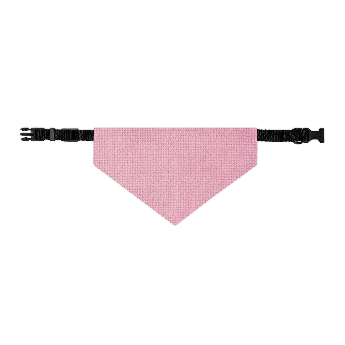 Blushing Garment Dye Pink: Denim-Inspired, Soft-Toned Fabric - Pet Bandana Collar