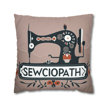 Sewciopath Sewing - Spun Polyester Square Pillow Case