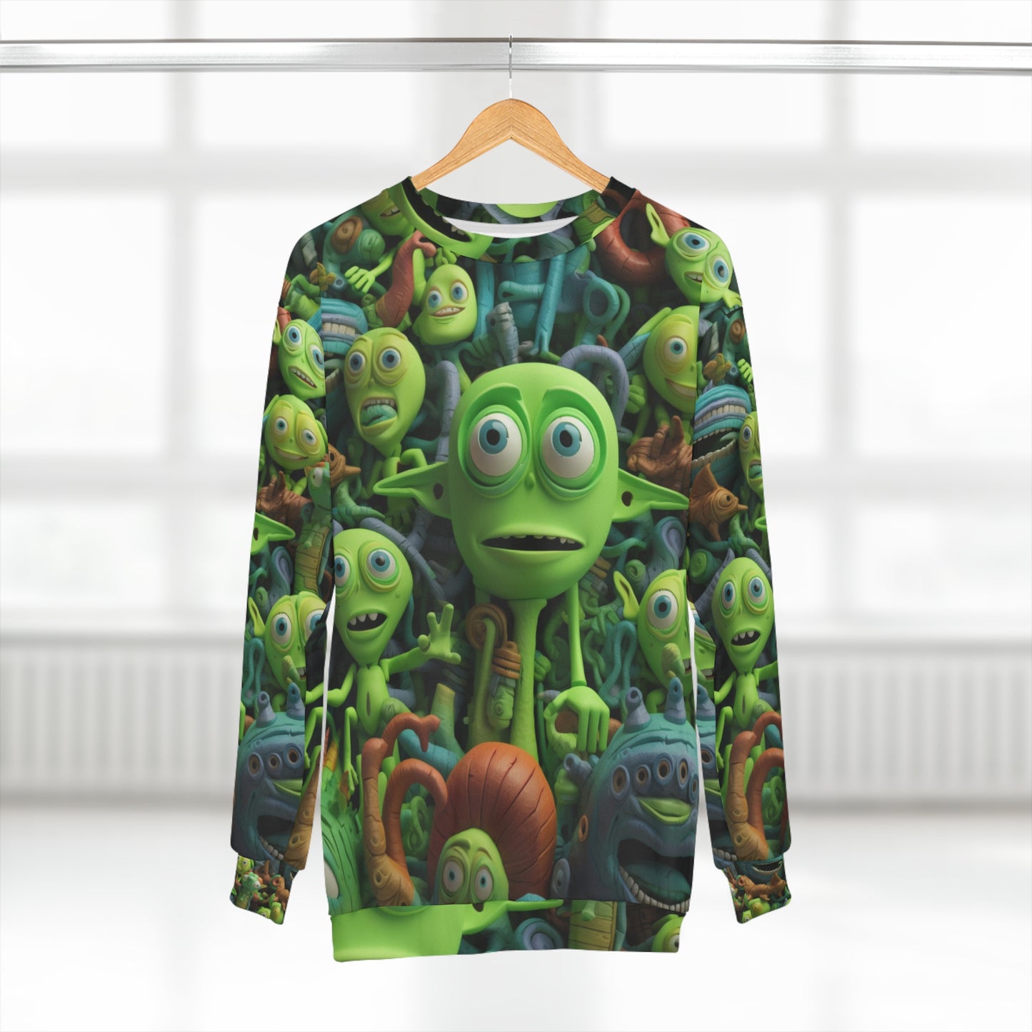 Toy Alien Story Space Character Galactic UFO Anime Cartoon - Sudadera unisex (AOP) 