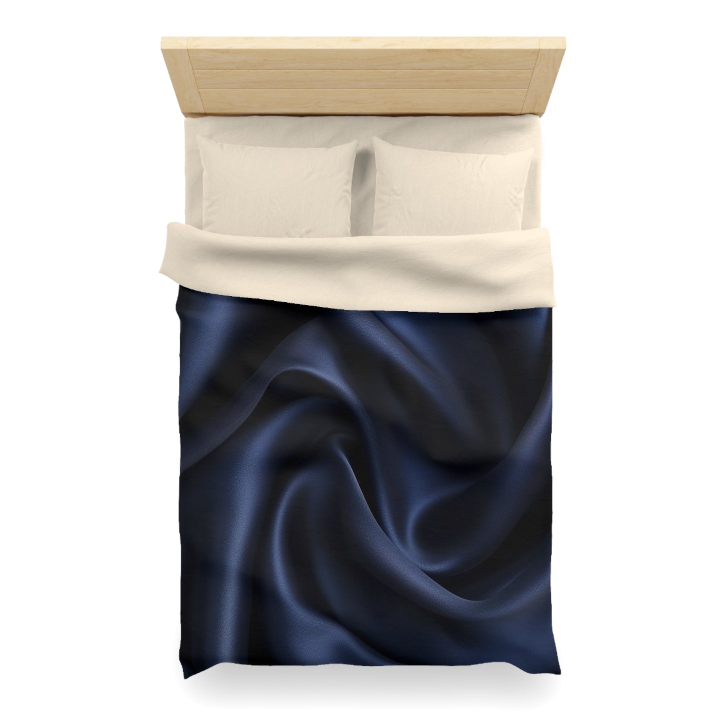 Blue Silk, Microfiber Duvet Cover