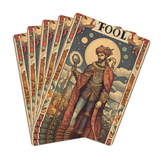 Expressive Tarot - 'The Fool' Card Artistic Reading Symbol - Poker Cards