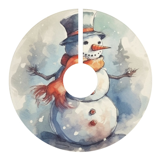 Frosty Winter Snowman - Christmas Tree Skirts
