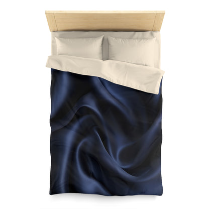 Blue Silk, Microfiber Duvet Cover