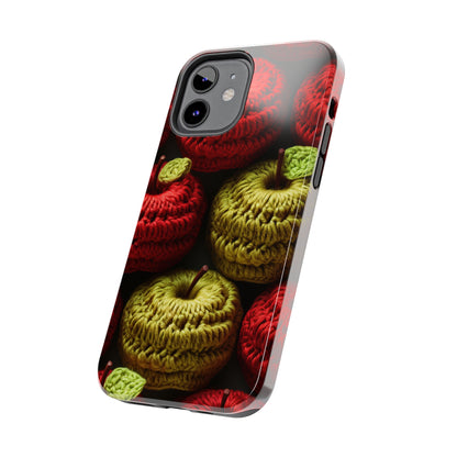 Crochet Apple Amigurumi - Big American Red Apples - Healthy Fruit Snack Design - Tough Phone Cases