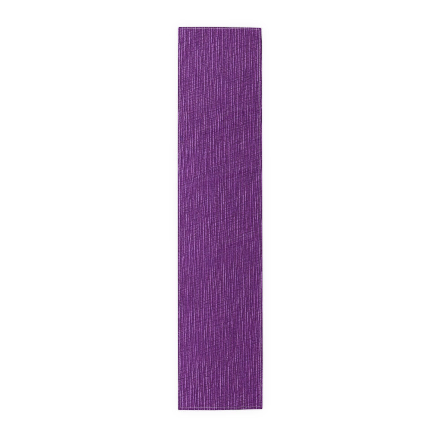 Violet/Plum/Purple: Denim-Inspired Luxurious Fabric - Table Runner (Cotton, Poly)