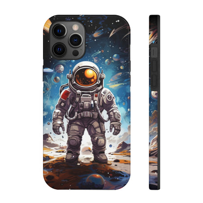 Galactic Voyage: Astronaut Journey in Celestial Star Cosmic Exploration - Tough Phone Cases