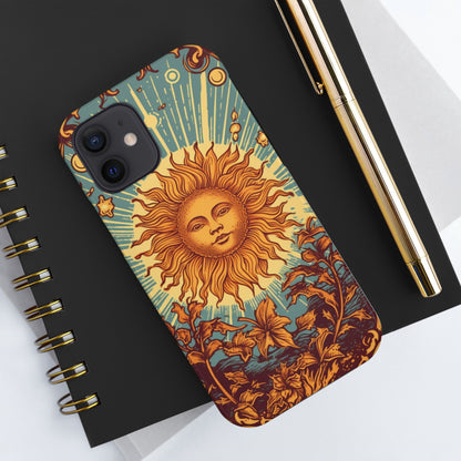 Sun Tarot Card Symbol of Growth, Life, and Radiance - Tough Phone Cases