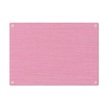 Doll-Like Pink Denim Designer Fabric Style - Cutting Board