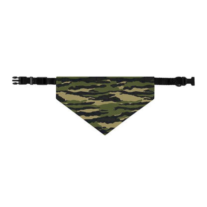 Tiger Stripe Camouflage: Military Style - Dog & Pet Bandana Collar