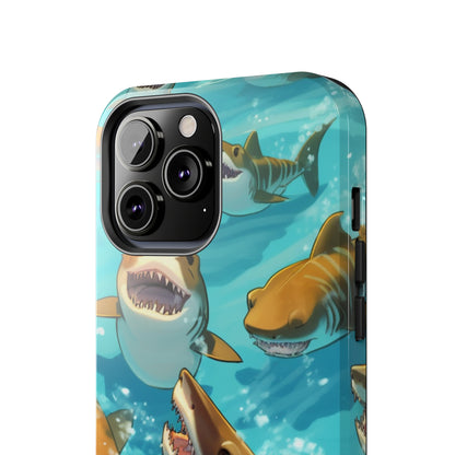 Tiger Shark: Ocean Marine Wildlife - Underwater - Tough Phone Cases