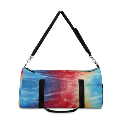 Rainbow Tie-Dye Denim: Espectáculo de diseño de tela multicolor vibrante - Bolsa de lona 