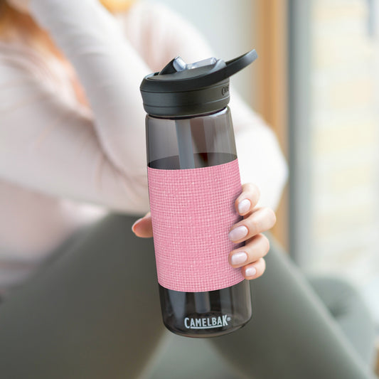 Pastel Rose Pink: Denim-Inspired, Refreshing Fabric Design - CamelBak Eddy®  Water Bottle, 20oz\25oz