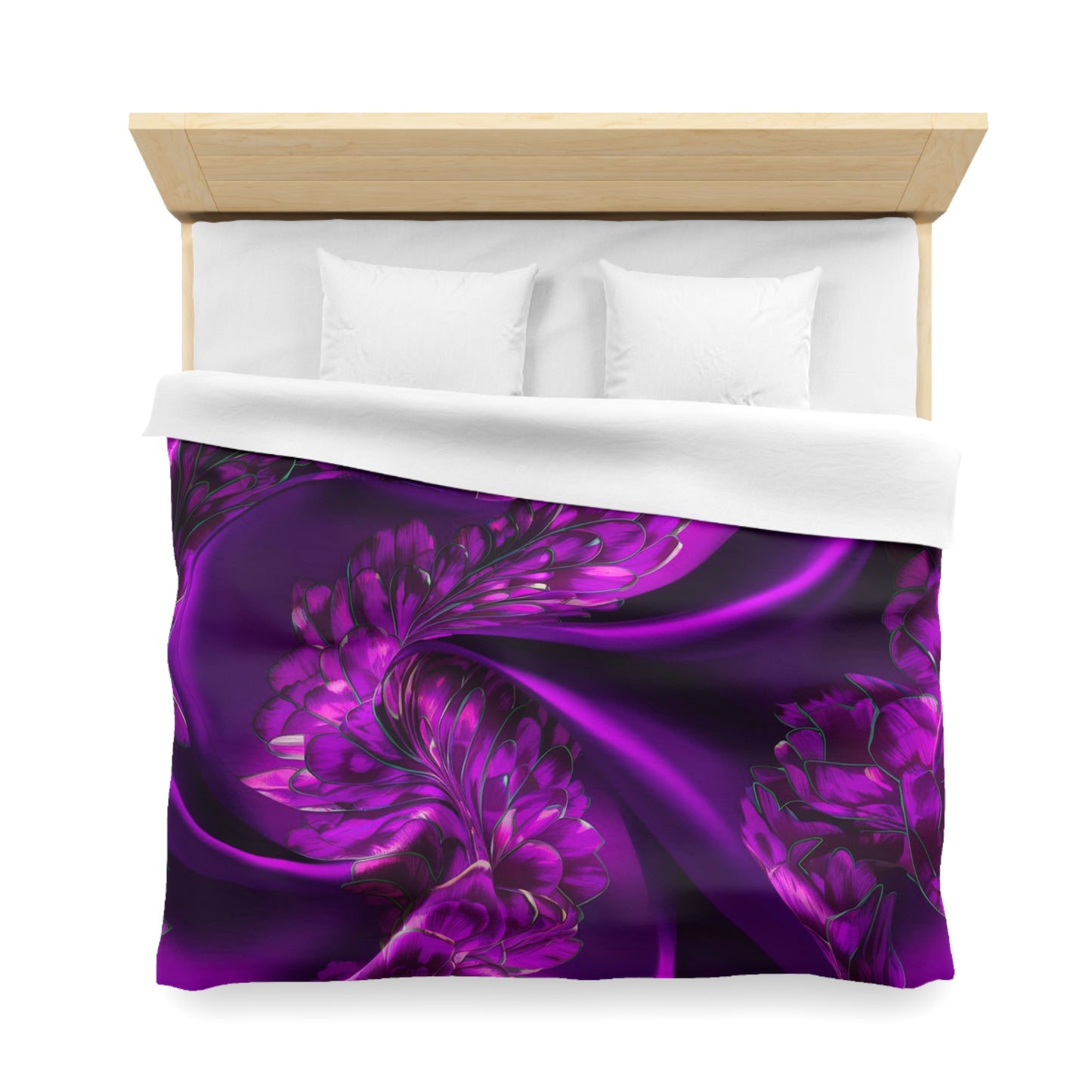 Purple Silk, Microfiber Duvet Cover