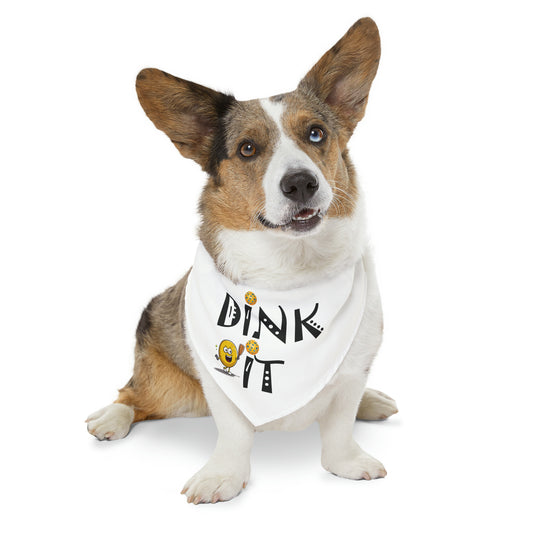 Pickleball Dink It: Estilo de juego de estrategia deportiva - Entusiastas y jugadores de regalos - Collar bandana para perros y mascotas 