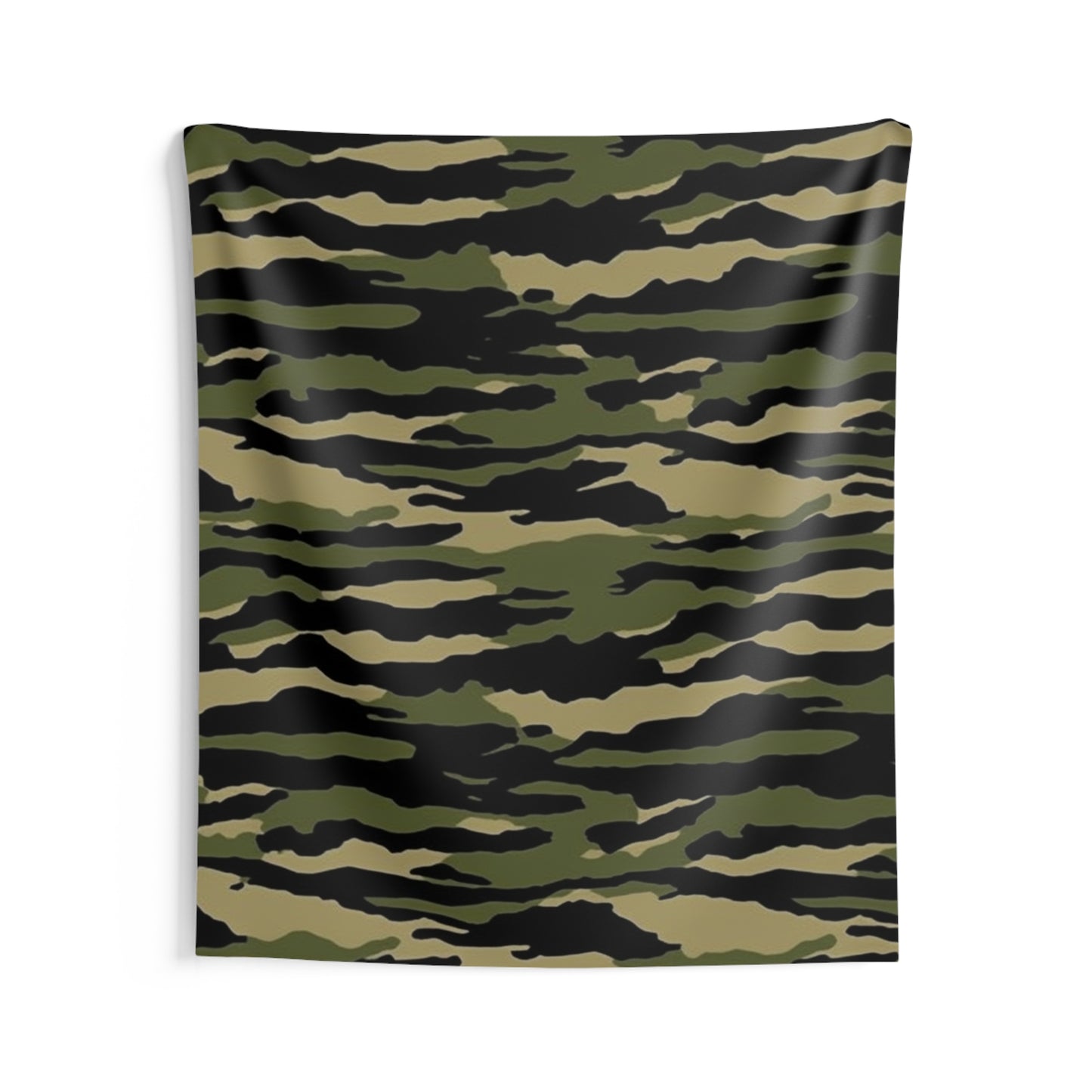 Tiger Stripe Camouflage: Military Style - Indoor Wall Tapestries