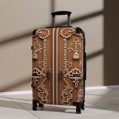 Ornate Gingerbread Carved Wood Door - Suitcase